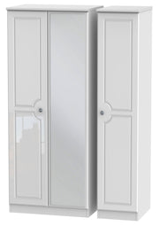 Pembroke 3 Door Mirror Wardrobe