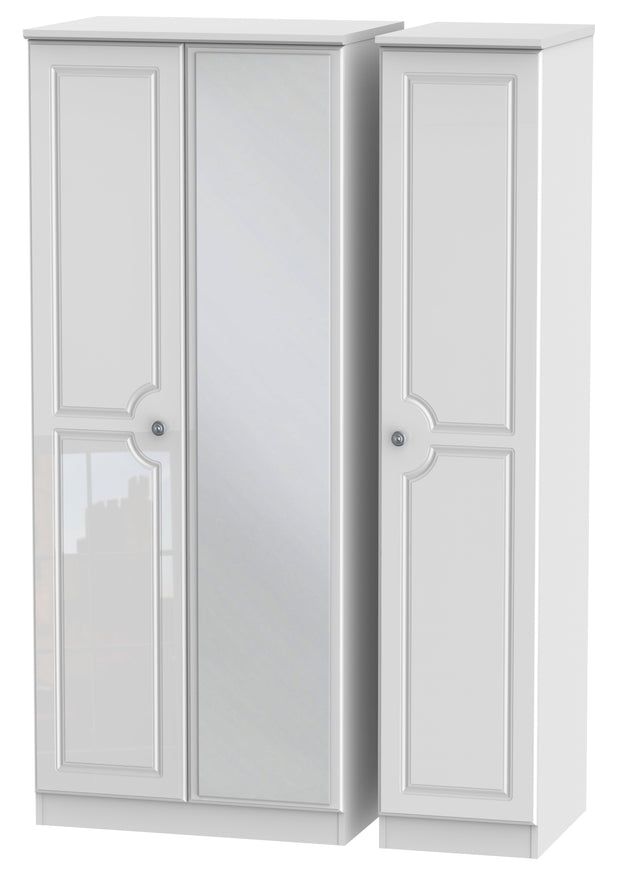 Pembroke 3 Door Mirror Wardrobe