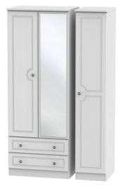 Pembroke 3 Door 2 Left Drawer Mirror Wardrobe