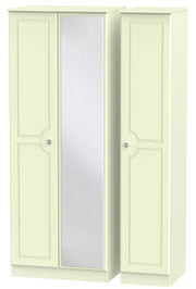 Pembroke 3 Door Tall Mirror Wardrobe