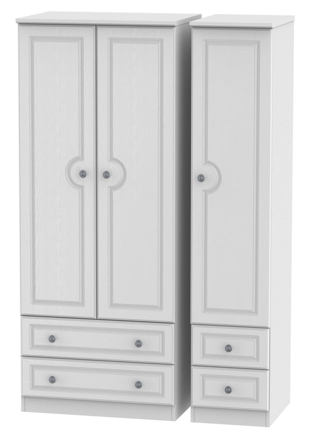 Pembroke 3 Door 4 Drawer Wardrobe