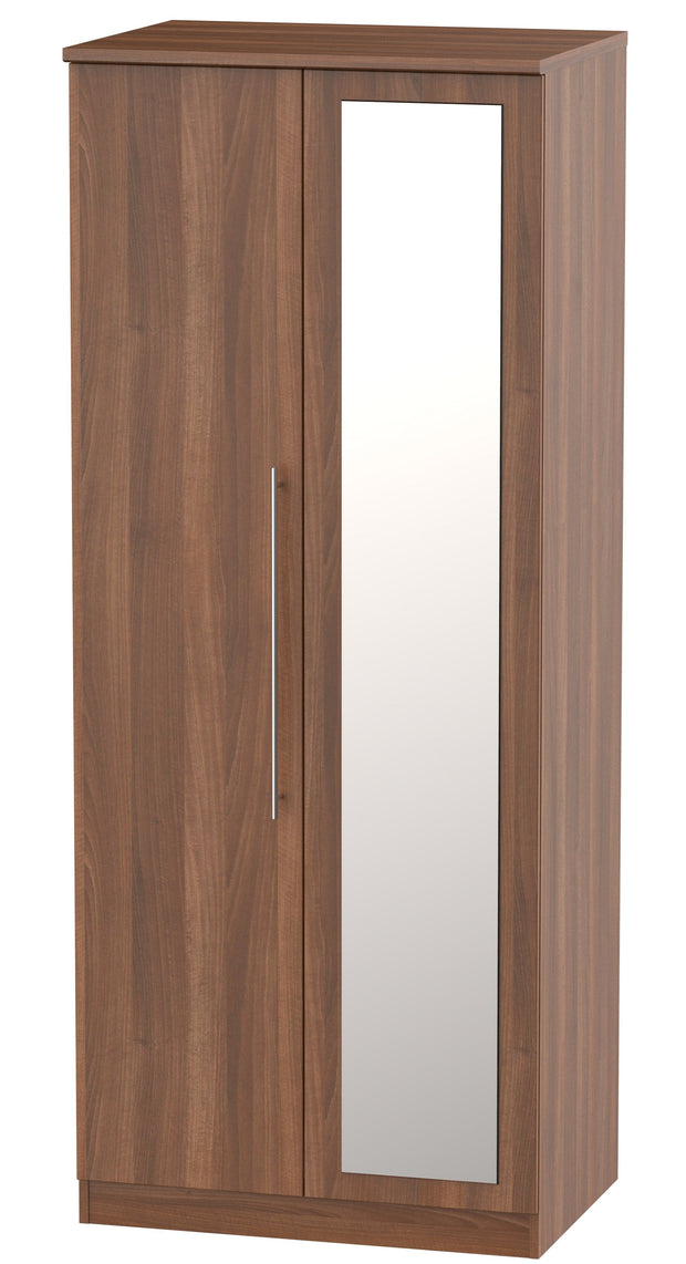 Sherwood 2 Door Mirror Wardrobe