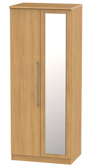 Sherwood 2 Door Mirror Wardrobe