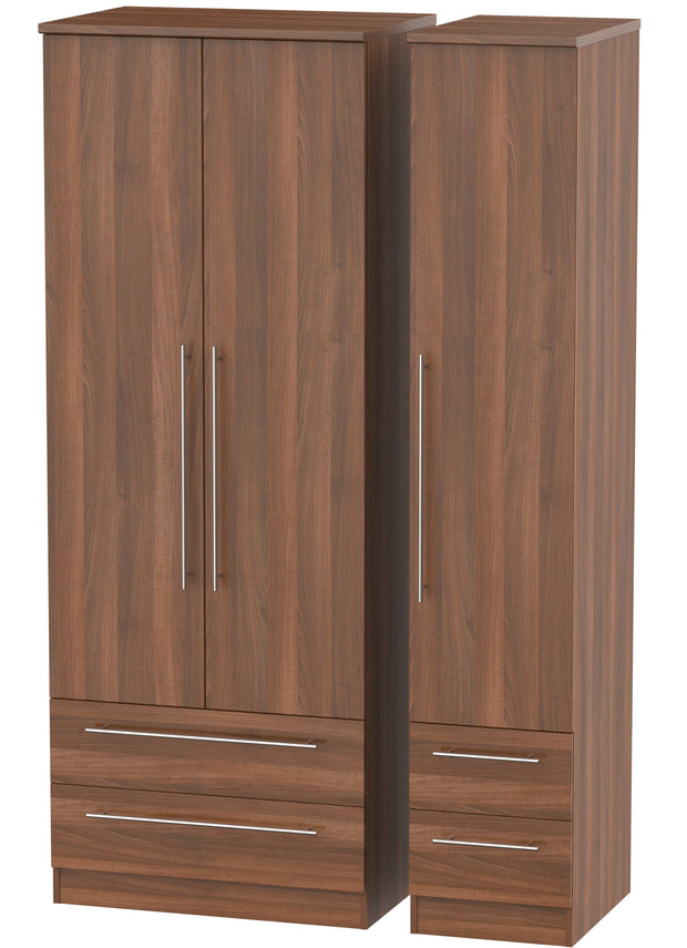 Sherwood 3 Door 4 Drawer Tall Wardrobe