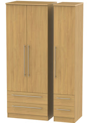 Sherwood 3 Door 4 Drawer Tall Wardrobe