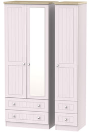 Vienna 3 Door 4 Drawer Tall Combi Wardrobe