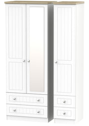 Vienna 3 Door 4 Drawer Tall Combi Wardrobe