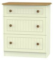 Warwick 3 Drawer Deep Chest Of Drawers