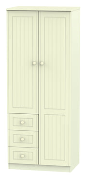 Warwick 2 Door 3 Drawer Wardrobe