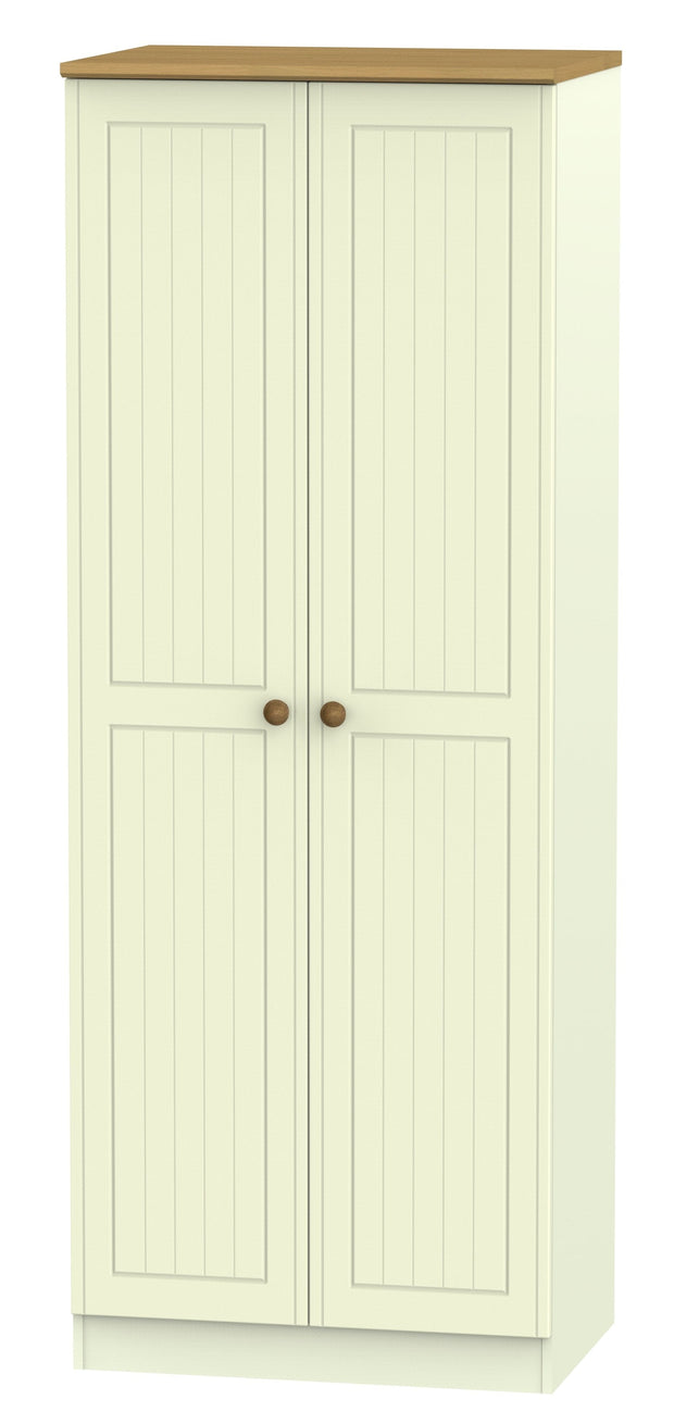 Warwick 2 Door Tall Plain Wardrobe