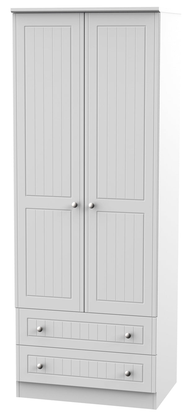 Warwick 2 Door 2 Drawer Tall Wardrobe