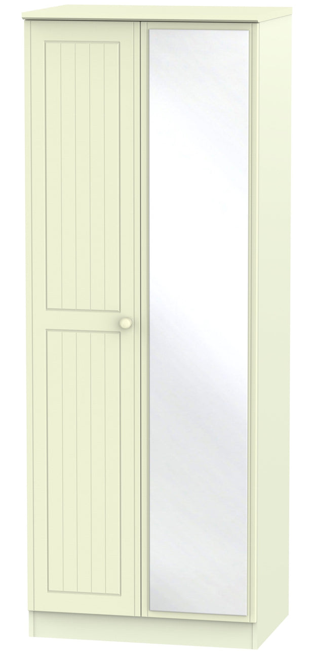 Warwick 2 Door Tall Mirror Wardrobe