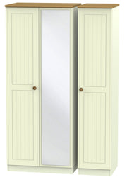 Warwick 3 Door Mirror Wardrobe