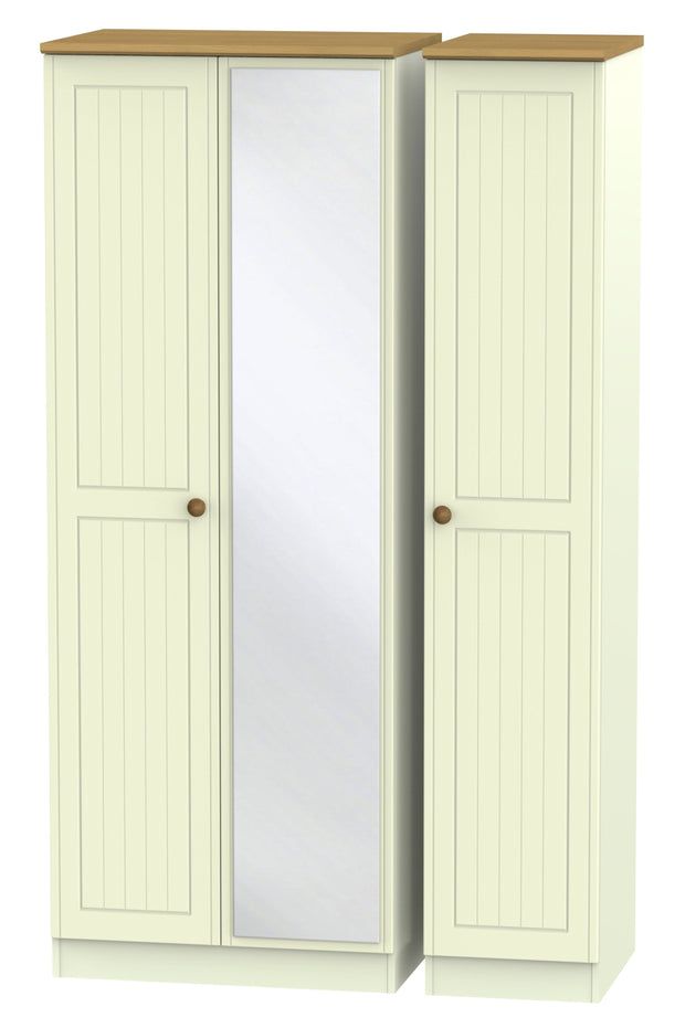 Warwick 3 Door Tall Mirror Wardrobe