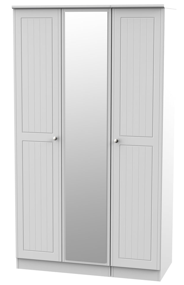 Warwick 3 Door Tall Mirror Wardrobe