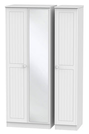 Warwick 3 Door Tall Mirror Wardrobe