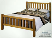 Windsor Pine Shaker Bed Frame