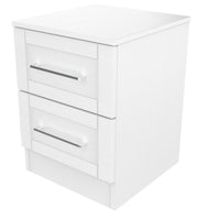 York 2 Drawer Bedside Cabinet