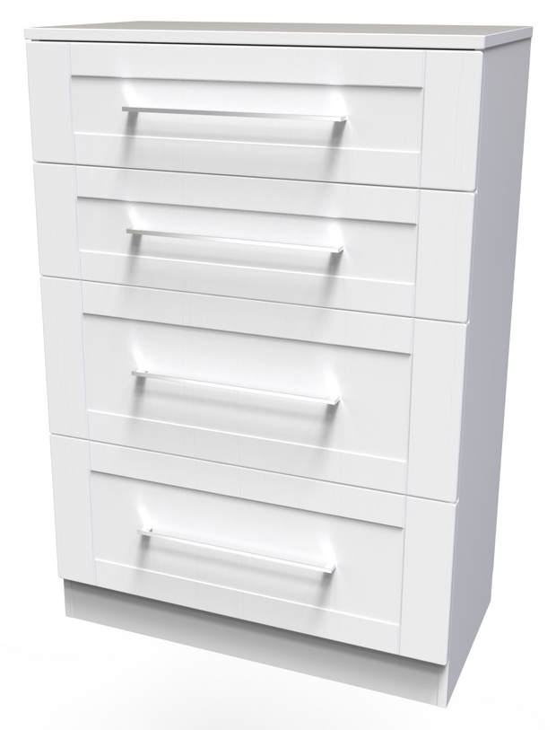 York 4 Drawer Deep Chest Of Drawers