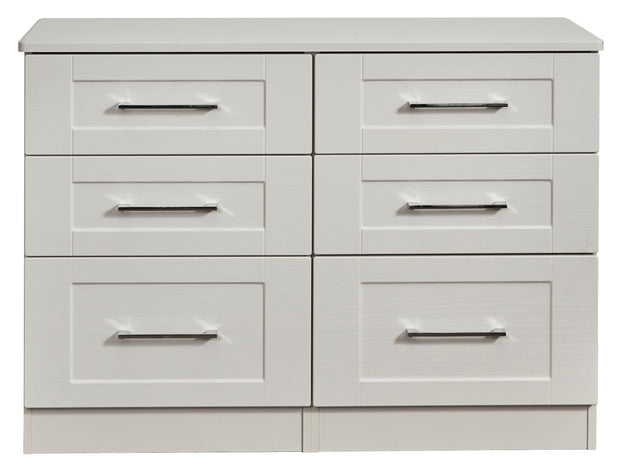 York 6 Drawer Midi Chest Of Drawers