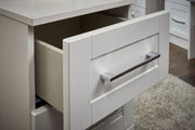 York 3 Drawer Bedside Cabinet