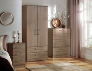 Devon 2 Door 2 Drawer Wardrobe